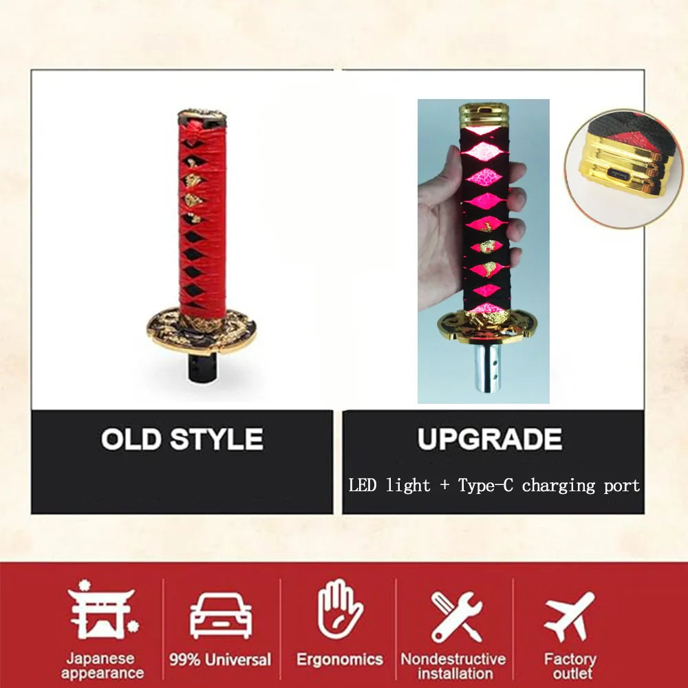LED Katana Shift Knob